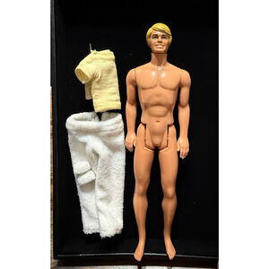 Vintage Sun Lovin’ Malibu Ken Doll – Mattel Hong Kong – Blonde – 1968 Body Stamp